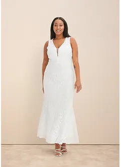 Trouwjurk met pailletten en afneembare tule rok, bonprix