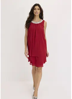 Chiffon Jurk met applicatie, bonprix