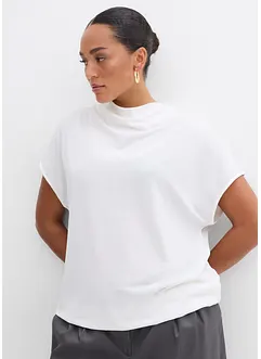 Shirtblouse van gestructureerde crêpe, bonprix