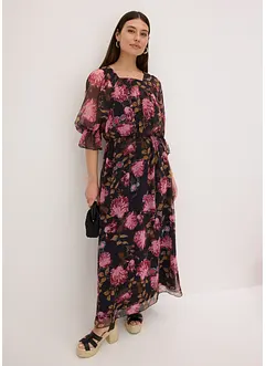 Maxi jurk van chiffon, bonprix