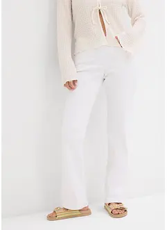 Mid waist stretch jeans, straight, bonprix