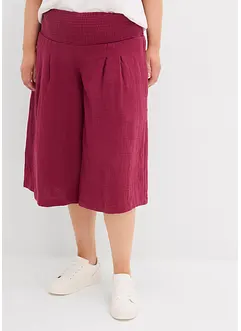 Capri broek van mousseline, bonprix