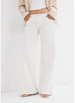 Wijde jeans, low waist, bonprix