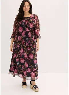 Maxi jurk van chiffon, bonprix