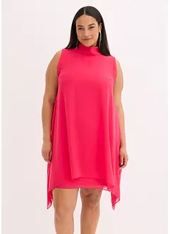 Chiffon jurk met sjaalkraag, bonprix