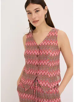Gilet met gehaakte look, bonprix