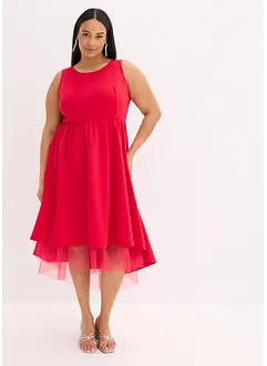 High-low jurk met onderrok van tule, bonprix
