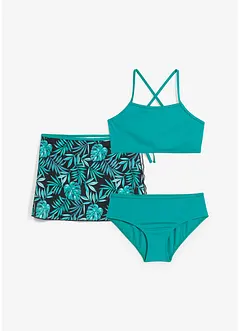 Bikini en rokje (3-dlg. set), bonprix