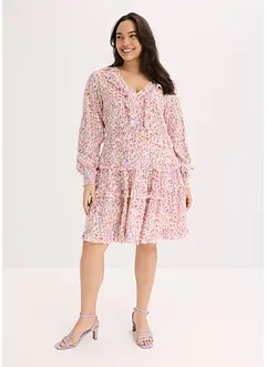 Jurk met volants, bonprix