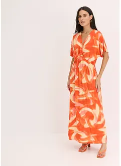 Maxi jurk met batikprint in een zachte viscosemix, bonprix
