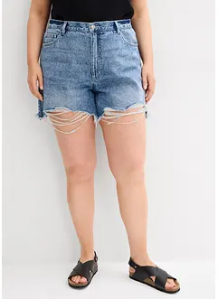 Jeans short high waist, low stretch, bonprix