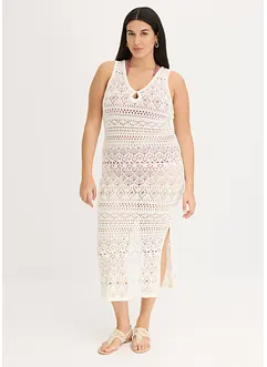 Maxi jurk in gehaakte look, bonprix