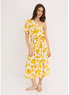 One shoulder jurk van gestructureerde viscose, bonprix