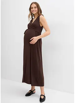 Maxi 2-in-1 zwangerschapsjurk met discrete borstvoedingsfunctie, bonprix