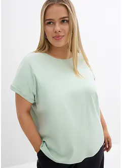 T-shirt met verlengde achterkant van zwaar katoen, bonprix