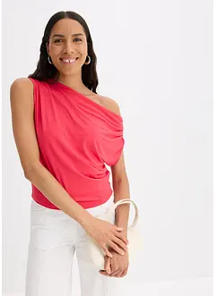 Shirt met asymmetrische halslijn, bonprix