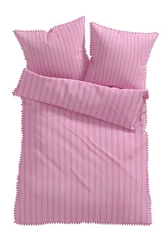 Dekbedovertrek met pompons, bonprix