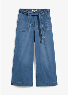 Wijde jeans, high waist, cropped, bonprix