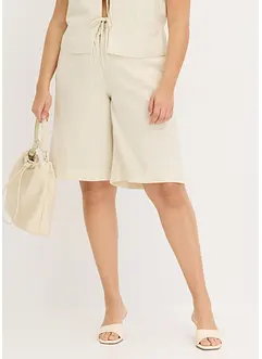 Bermuda met bandplooien, bonprix