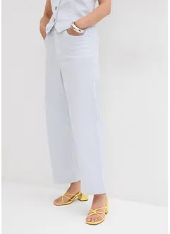 Wide leg jeans high waist, cropped, bonprix