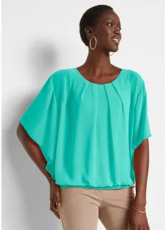 Chiffon blouse met ondershirt, bonprix