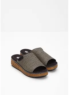 Rieker slippers met sleehak, Rieker