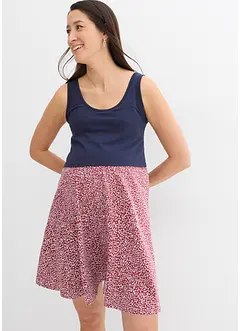 2-in-1 zwangerschapsjurk/voedingsjurk van biologische katoenjersey, bonprix