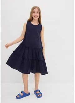 Meisjes midi jurk van mousseline, bonprix