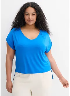 Oversized shirt van soepele viscosemix, bonprix