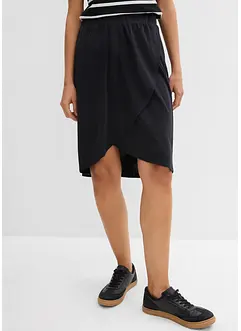 Jersey rok gemaakt van een vloeiende viscosemix, bonprix