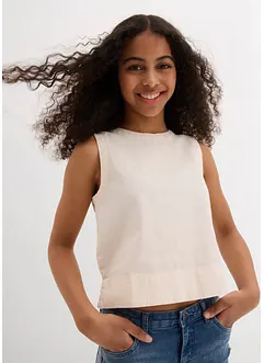 Blousetop van linnenmix, bonprix