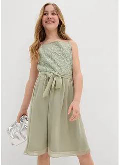 Chiffonjurk met pailletten, bonprix