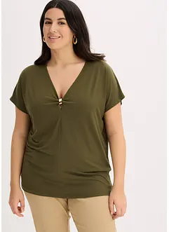 Shirt met een decoratieve ring, bonprix