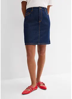 Spijkerrok mid waist, low stretch, bonprix