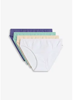 Slip met biologisch katoen (set van 4), bonprix