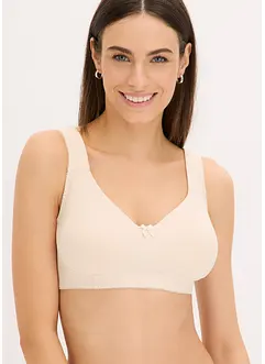 Niet-gevulde T-shirt bh met beugels en biologisch katoen (set van 2), bonprix