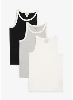 Top met biologisch katoen (set van 3), bonprix