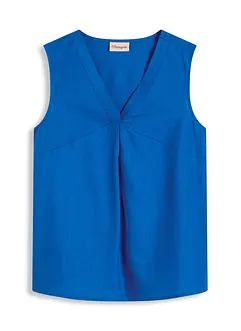 Blousetop in een luchtige linnenmix, bonprix