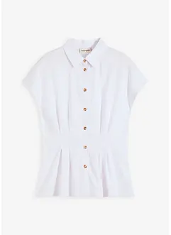 Blouse met korte mouwen in een luchtige viscosemix, bonprix