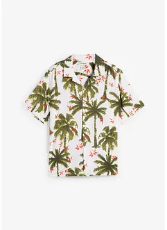 Overhemd van viscose met korte mouwen, loose fit, bonprix
