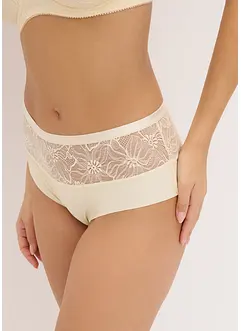 Lasercut maxi hipster met fijn kant, bonprix