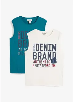 Muscle shirt van puur katoen (set van 2), bonprix