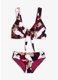 Minimizer beugel bikini met gerecycled polyamide (2-dlg. set), bonprix