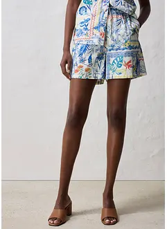 Short met zijde, bonprix