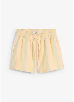 Short van een luchtige linnenmis, bonprix