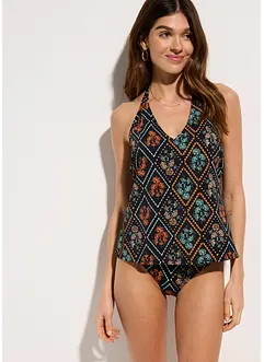 Halter tankini met V-hals (2-dlg. set), bonprix