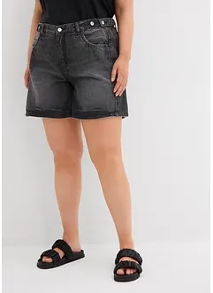 Jeans short mid waist, low stretch, bonprix