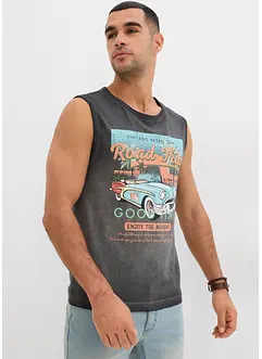 Muscle shirt in gewassen look (set van 2), bonprix