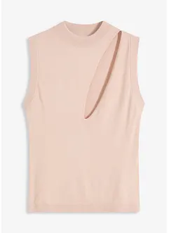 Gebreide top met cut-outs, bonprix