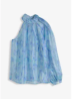 One-shoulder chiffon blouse, bonprix
